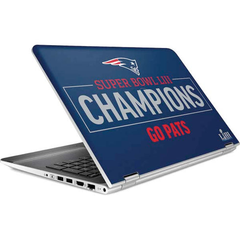 NFL Super Bowl LIII Champions Go Pats HP Pavilion Skin
